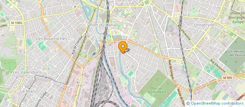 localisation de l'entreprise MADAME PRISCILLA DUBOIS  DIJON