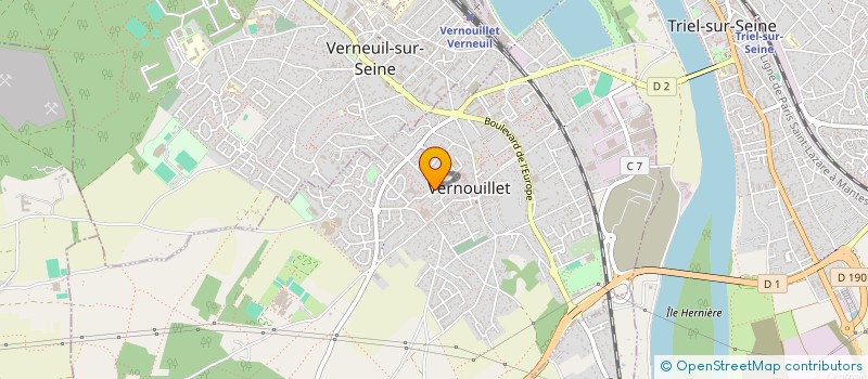 localisation de l'entreprise MADAME PRISCILLA DUPEU à VERNOUILLET