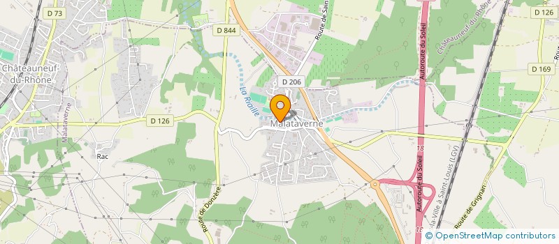 localisation de l'entreprise MADAME PRISCILLA DUPRE  MALATAVERNE