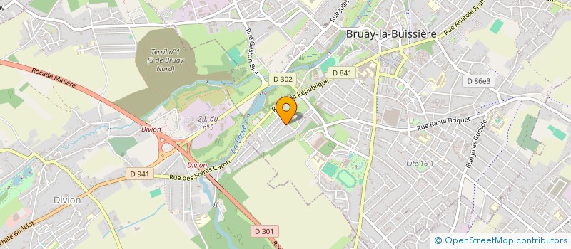 localisation de l'entreprise MADAME PRISCILLA FANCHON  BRUAY-LA-BUISSIERE