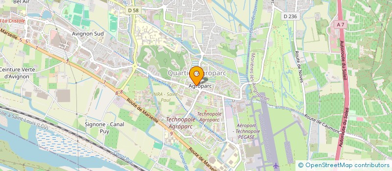 localisation de l'entreprise MADAME PRISCILLA FARRAUTO  AVIGNON