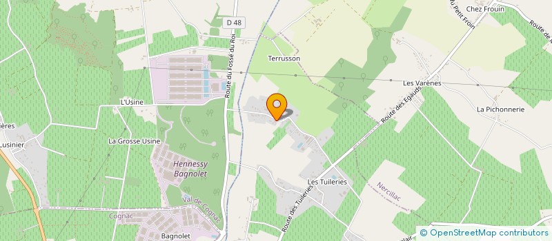 localisation de l'entreprise MADAME PRISCILLA FREMONT  BOUTIERS-SAINT-TROJAN