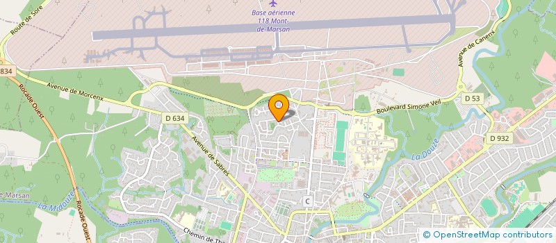 localisation de l'entreprise MADAME PRISCILLA GARDENAL  MONT-DE-MARSAN