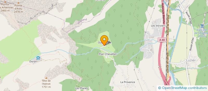 localisation de l'entreprise MADAME PRISCILLA GIACONE  SALLANCHES