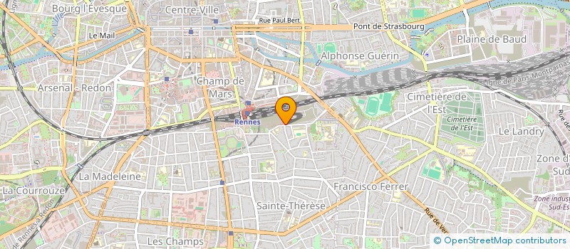 localisation de l'entreprise MADAME PRISCILLA GONCALVES RIOS SILVA  RENNES