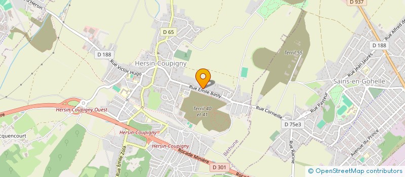 localisation de l'entreprise MADAME PRISCILLA HANNOY  HERSIN-COUPIGNY