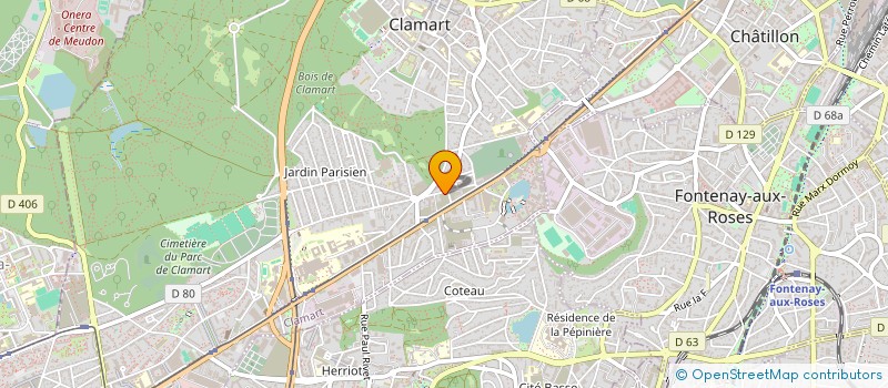 localisation de l'entreprise MADAME PRISCILLA JOREL  CLAMART