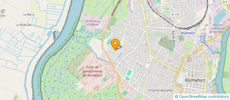 localisation de l'entreprise MADAME PRISCILLA JOUAN  ROCHEFORT