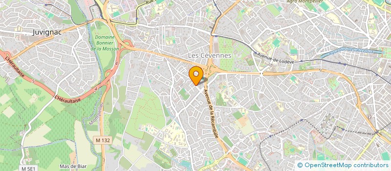 localisation de l'entreprise MADAME PRISCILLA KEIP  MONTPELLIER