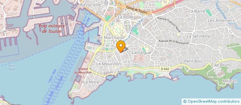 localisation de l'entreprise MADAME PRISCILLA KELLER  TOULON