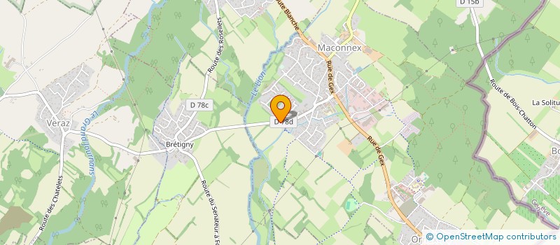 localisation de l'entreprise MADAME PRISCILLA KERDELHUE  ORNEX