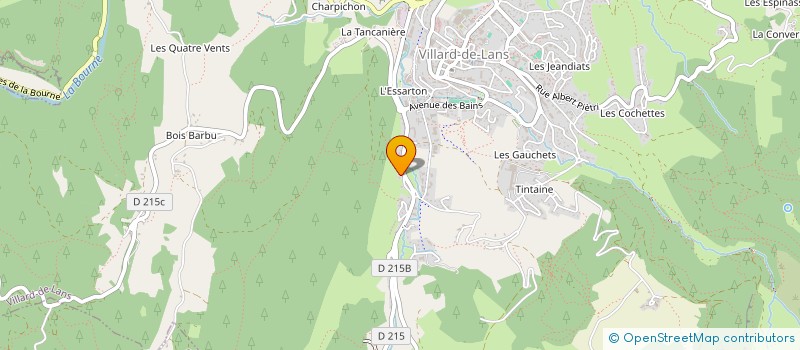 localisation de l'entreprise MADAME PRISCILLA KORBAA à VILLARD-DE-LANS