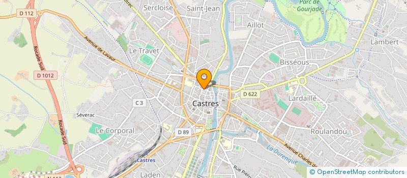 localisation de l'entreprise MADAME PRISCILLA LAPIERRE  CASTRES