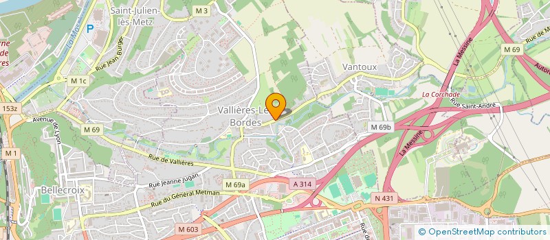 localisation de l'entreprise MADAME PRISCILLA LAQUAY  METZ