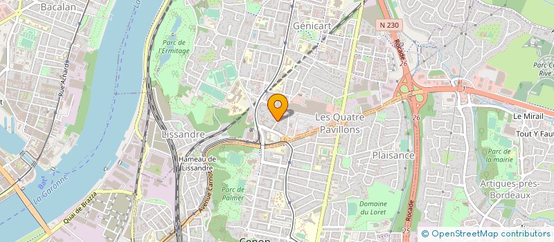 localisation de l'entreprise MADAME PRISCILLA LAUR  LORMONT