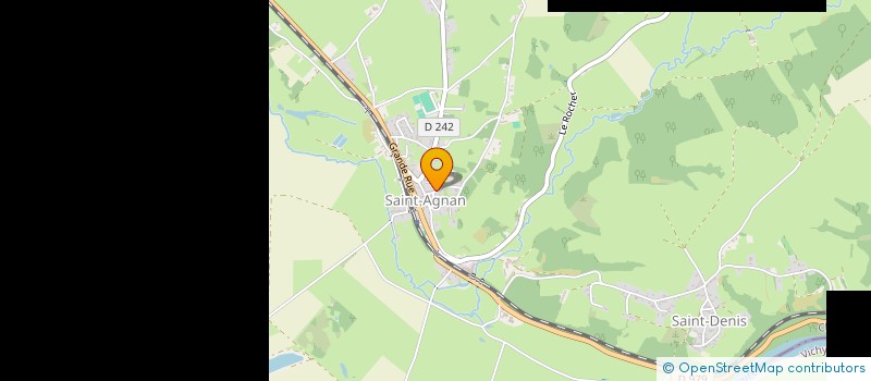 localisation de l'entreprise MADAME PRISCILLA LAUVERNIER  SAINT-AGNAN