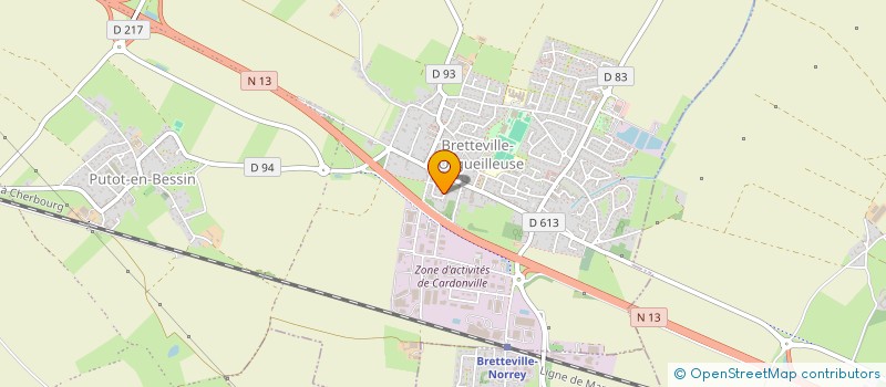 localisation de l'entreprise MADAME PRISCILLA LEBRETHON  SAINT-MANVIEU-NORREY