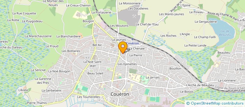 localisation de l'entreprise MADAME PRISCILLA LEHERLE à COUERON