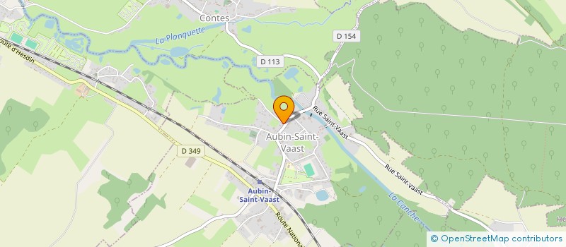 localisation de l'entreprise MADAME PRISCILLA LENFANT  VIEIL-HESDIN