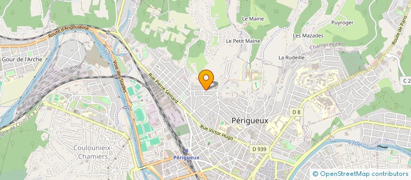 localisation de l'entreprise MADAME PRISCILLA LERICHE  PERIGUEUX