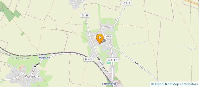 localisation de l'entreprise MADAME PRISCILLA LEROY  CARNIERES