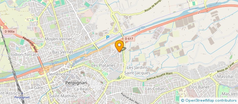 localisation de l'entreprise MADAME PRISCILLA MAGNIEN  PERPIGNAN