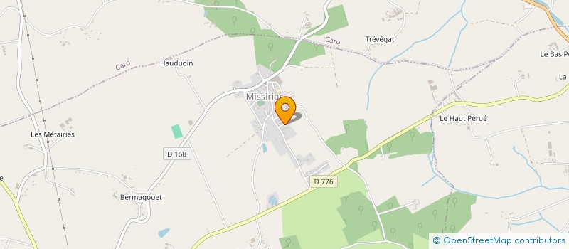 localisation de l'entreprise MADAME PRISCILLA MAHE  MALESTROIT