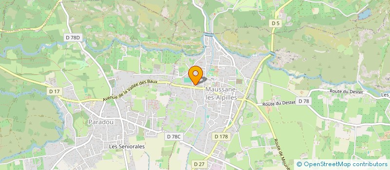 localisation de l'entreprise MADAME PRISCILLA MARX  MAUSSANE-LES-ALPILLES