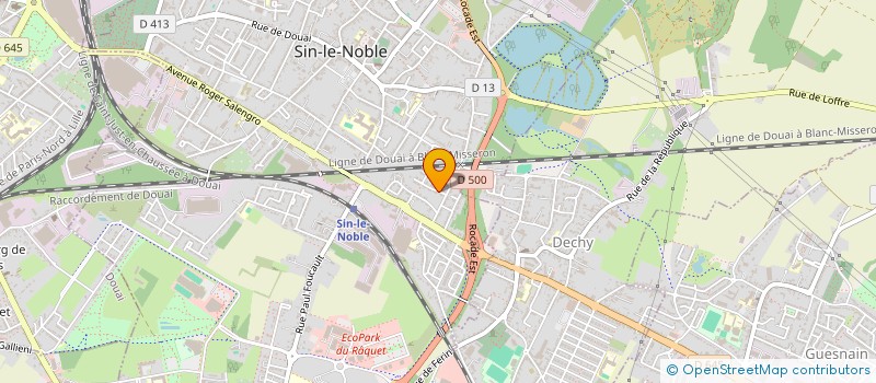 localisation de l'entreprise MADAME PRISCILLA MATHA-ANDRIEU  SIN-LE-NOBLE