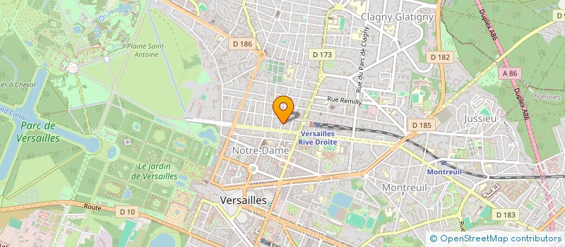 localisation de l'entreprise MADAME PRISCILLA MIHM à VERSAILLES