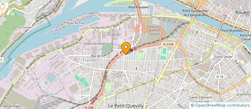 localisation de l'entreprise MADAME PRISCILLA MOISY  LE PETIT-QUEVILLY