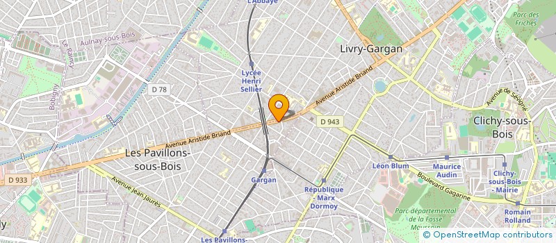 localisation de l'entreprise MADAME PRISCILLA MOUHLI  LES PAVILLONS-SOUS-BOIS