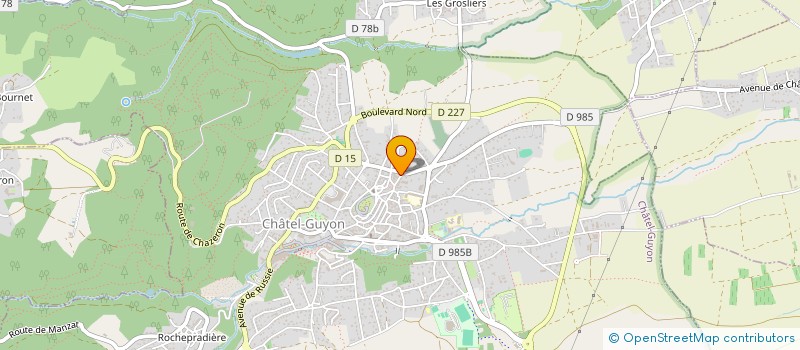 localisation de l'entreprise MADAME PRISCILLA MUNTZ  CHATEL-GUYON