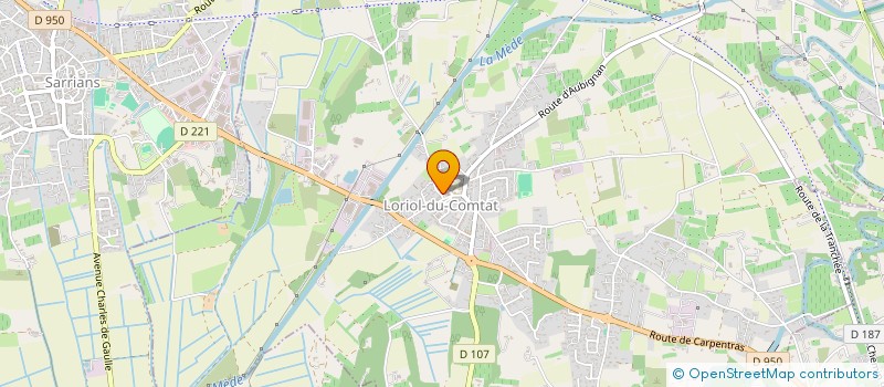 localisation de l'entreprise MADAME PRISCILLA PANSIN  LORIOL-DU-COMTAT