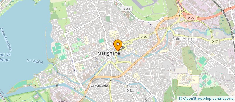 localisation de l'entreprise MADAME PRISCILLA PIANETTI à MARIGNANE