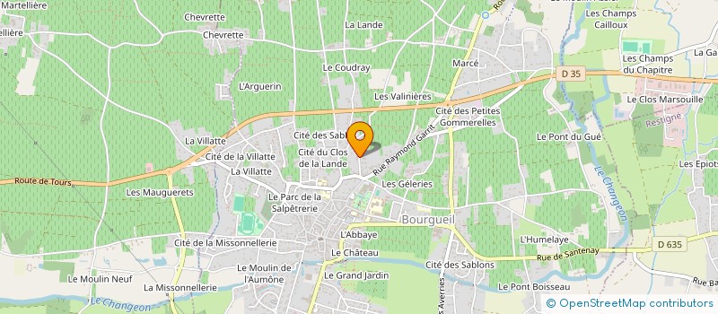 localisation de l'entreprise MADAME PRISCILLA PIBALEAU à SAINT-NICOLAS-DE-BOURGUEIL