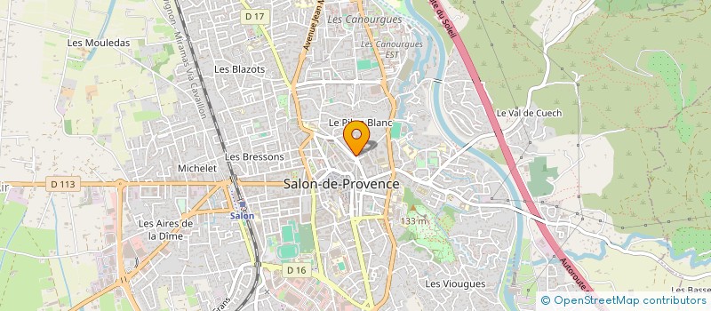 localisation de l'entreprise MADAME PRISCILLA PIERA  SALON-DE-PROVENCE