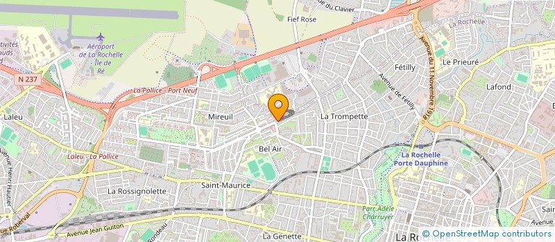 localisation de l'entreprise MADAME PRISCILLA POITOU  LA ROCHELLE