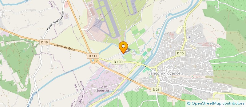 localisation de l'entreprise MADAME PRISCILLA POULIN  LANCON-PROVENCE