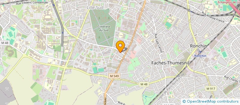 localisation de l'entreprise MADAME PRISCILLA RAGON à LILLE