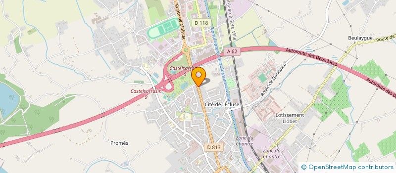 localisation de l'entreprise MADAME PRISCILLA RASAMOELINA  CASTELSARRASIN