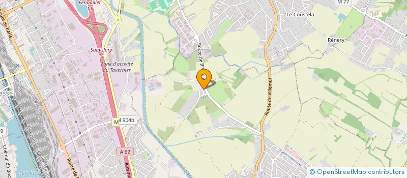 localisation de l'entreprise MADAME PRISCILLA RAVOISIER  CASTELGINEST