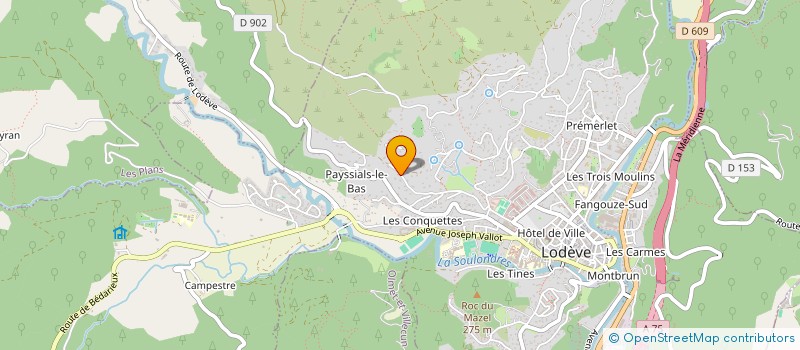 localisation de l'entreprise MADAME PRISCILLA REIMUND  LODEVE