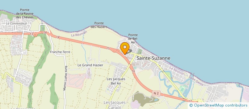 localisation de l'entreprise MADAME PRISCILLA RIVIERE à SAINTE-SUZANNE