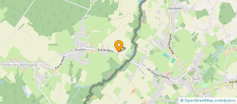 localisation de l'entreprise MADAME PRISCILLA SAUVAGE  FLINES-LES-MORTAGNE