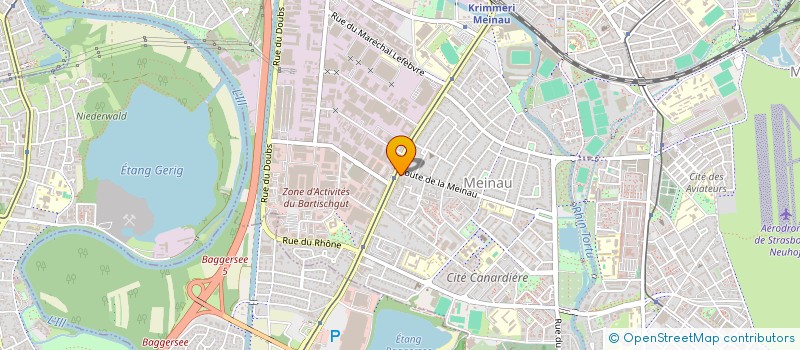 localisation de l'entreprise MADAME PRISCILLA SCHAUNER à STRASBOURG