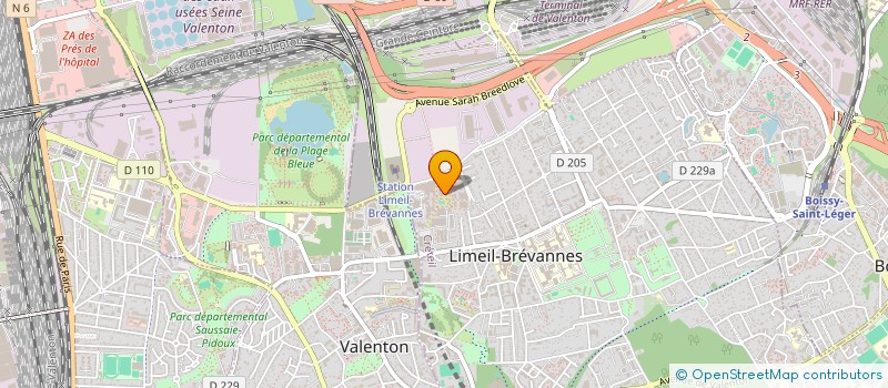 localisation de l'entreprise MADAME PRISCILLA SOUSA SANTOS à LIMEIL-BREVANNES