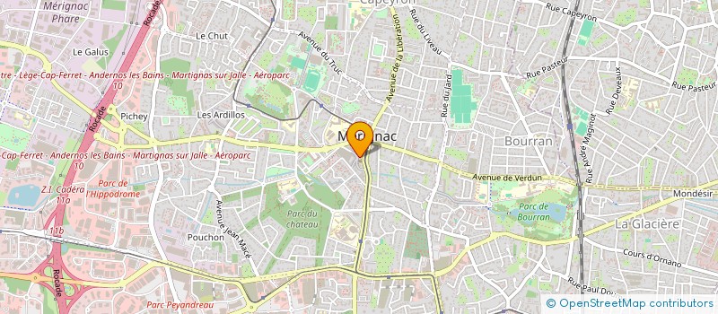 localisation de l'entreprise MADAME PRISCILLA STREIFF  MERIGNAC