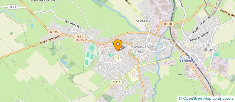 localisation de l'entreprise MADAME PRISCILLA TOUCHARD  GOURNAY-EN-BRAY