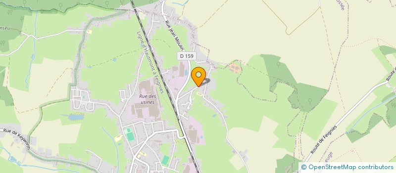 localisation de l'entreprise MADAME PRISCILLA TROGNON  FEIGNIES